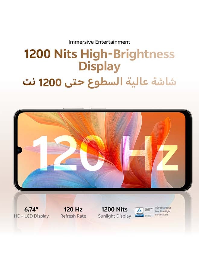 فيفو ي11 AI 5G بلاتينيوم 4 جيجابايت رام 64 جيجابايت مع سماعة عنق حصرية (شاحن وحافظة داخل صندوق الهاتف) - نسخة الشرق الأوسط - Image 3