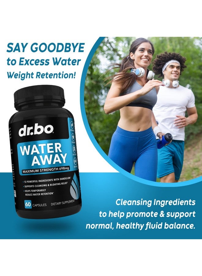 dr.bo Water Pills Diuretics for Water Retention - Natural Swelling Away Pills Herbal Diuretic Supplements for Stomach Bloating Leg Swelling Relief - Reduce Fluid Pill Bloat for Swollen Legs Feet Supplement - Image 3