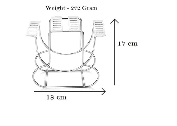 CR18 COLLECTION Steel Spoon & Cutlery Holder – Compact Kitchen/Dining Table Stand, Holds 24 Utensils Shapes Stainless Steel Feast Cutlery Set with Round Stand - Image 2