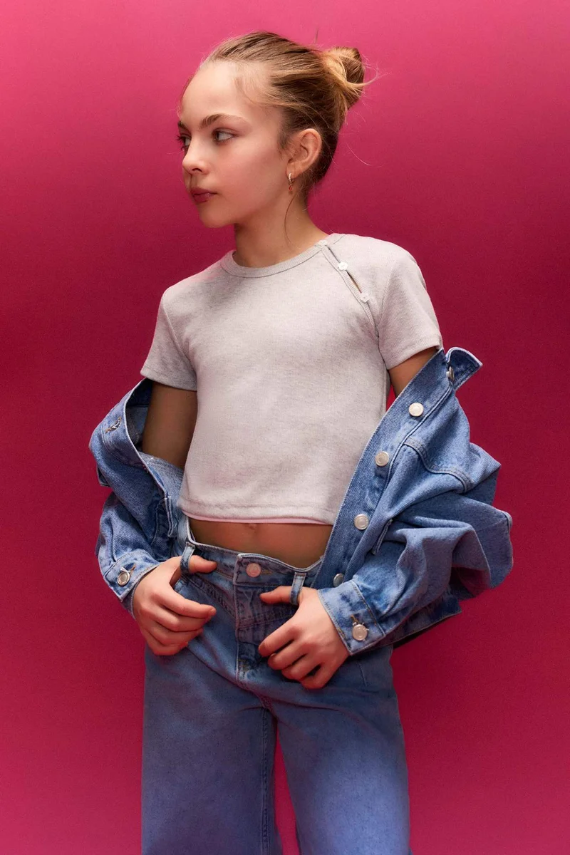 DeFacto Girl Ribbed Camisole T-Shirt