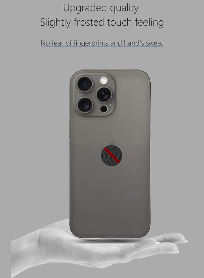 CATANES iPhone 15 Pro Max Case Cover Air Skin Series Back Cover Sturdy Durable Thin Case Drop Protection Cover Dark Grey - Image 3