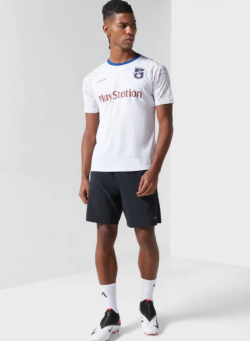 DIFUZED PlayStation England Eu2020 Esports Crew Neck T-Shirt