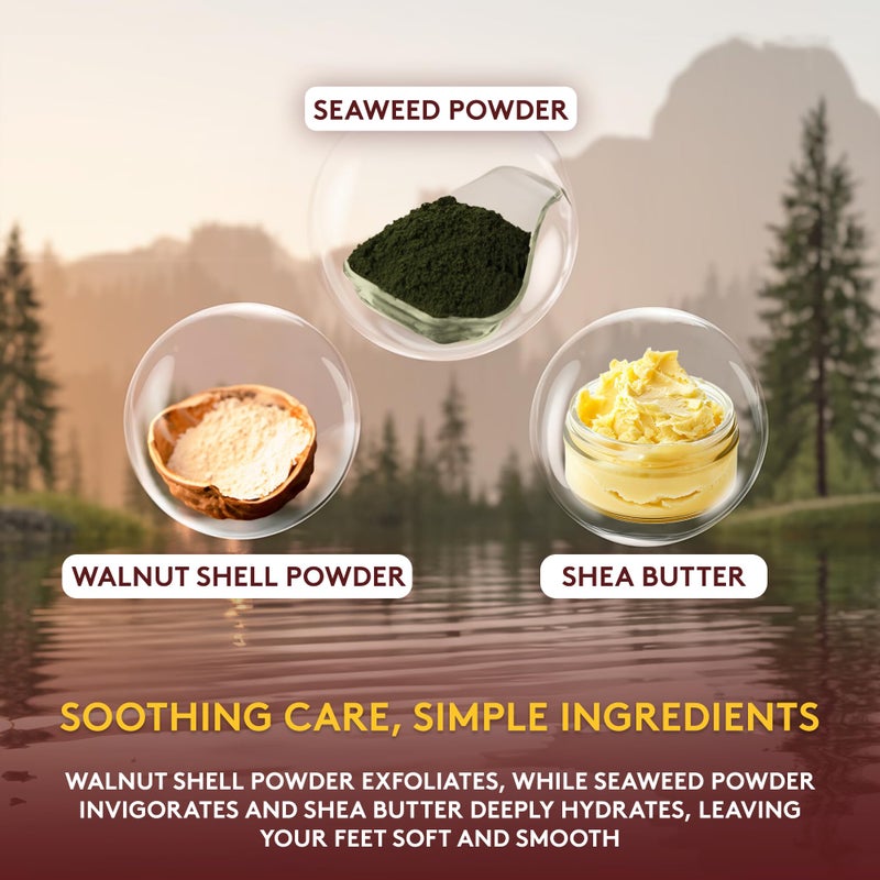 OKAY Himalayan Pink Salt Foot Scrub - Himalayan Salt Scrub, Body Exfoliator for Women and Men, Exfoliating for Feet, Hands & Face, Vegan, Natural Ingredients - 6 oz Jar (Pack of 1) - Image 3