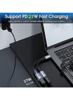 URBBKING USB Type-C to 3.5mm headphone and charger adapter compatible with iPhone 16 15/14,Galaxy S24 S23 S22  - Image 2