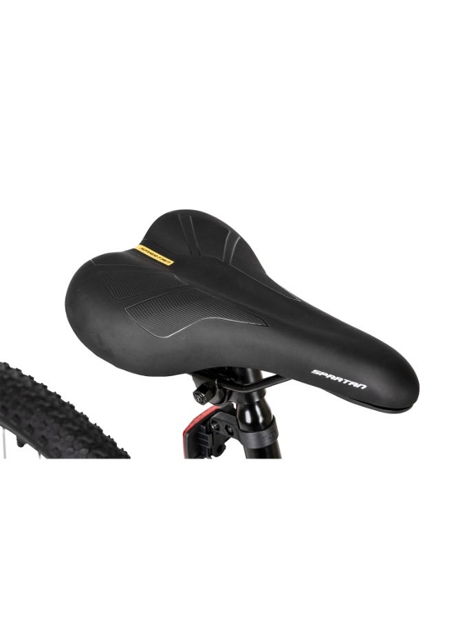 Spartan Master 26” MTB – Lightweight Aluminum Alloy Frame with Alloy Rims, Shimano 3x7 Speed Gear System, 26 Inch Wheels, Front Suspension Fork, Reliable Dual Disc Braking, Mountain Bicycle, Cosmic Blue SP-3303 - Image 3