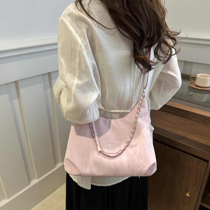 2024 New Style Personalized Commuter Shoulder Bag Fashionable Large Capacity Aesthetic Tote Bag Casual Ins Trendy Crossbody Bag - Image 3
