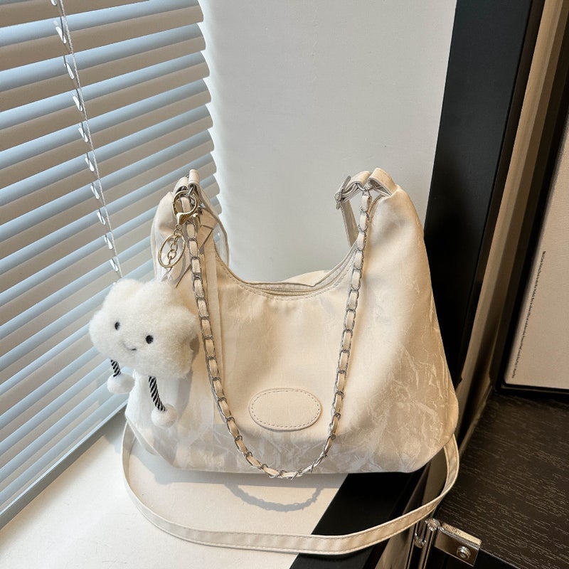 2024 New Style Personalized Commuter Shoulder Bag Fashionable Large Capacity Aesthetic Tote Bag Casual Ins Trendy Crossbody Bag - Image 2