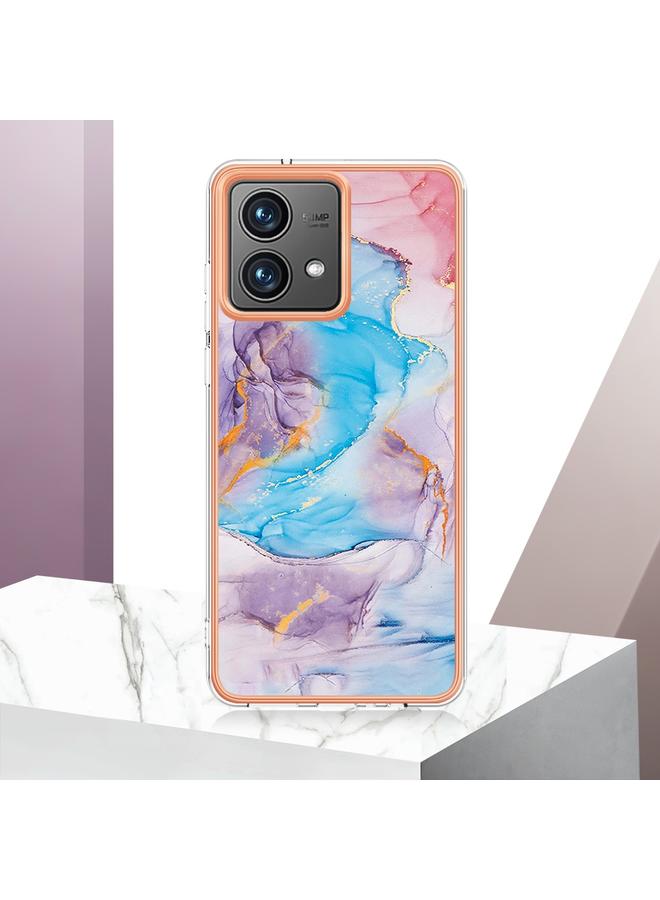 اس-توب جراب لهاتف Motorola Moto G84 مصنوع من مادة TPU مطلية بالكهرباء IMD - Image 5