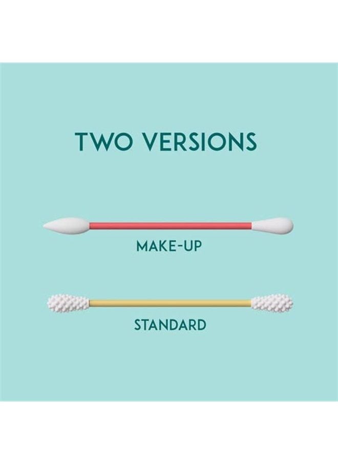 LastSwab - Reusable Qtips 2X - Cotton Swabs for Ears Wax Removal and Pointed Q Tips for Makeup Removal in Green LastSwab® - Image 1