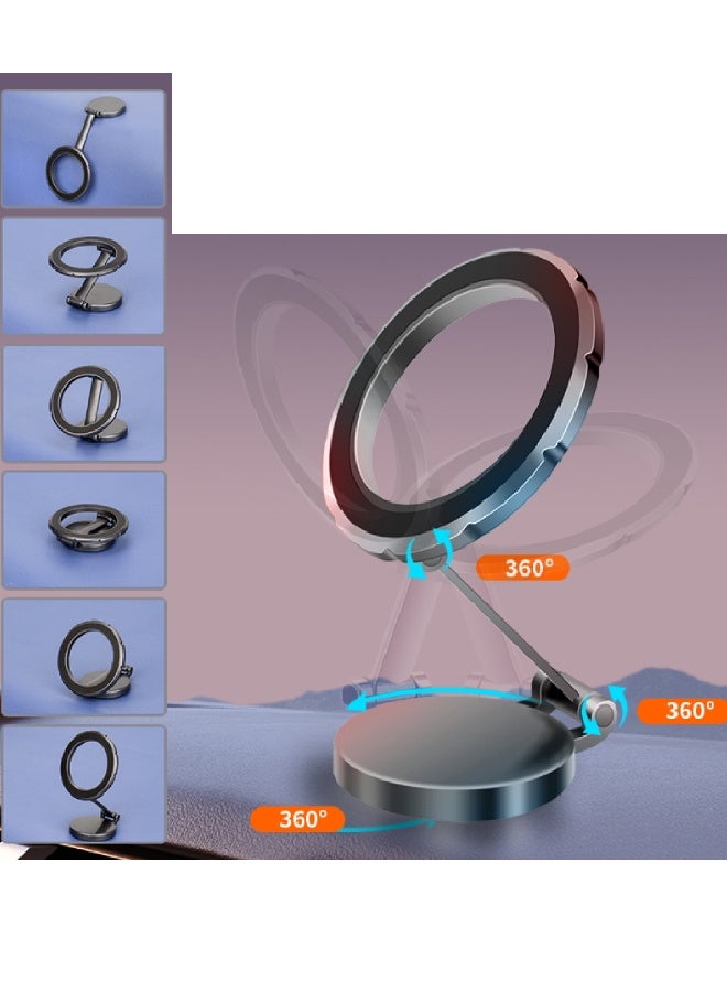 Nine Phone Magnetic Holder 1080 Angle Rotation - Grey - Image 3