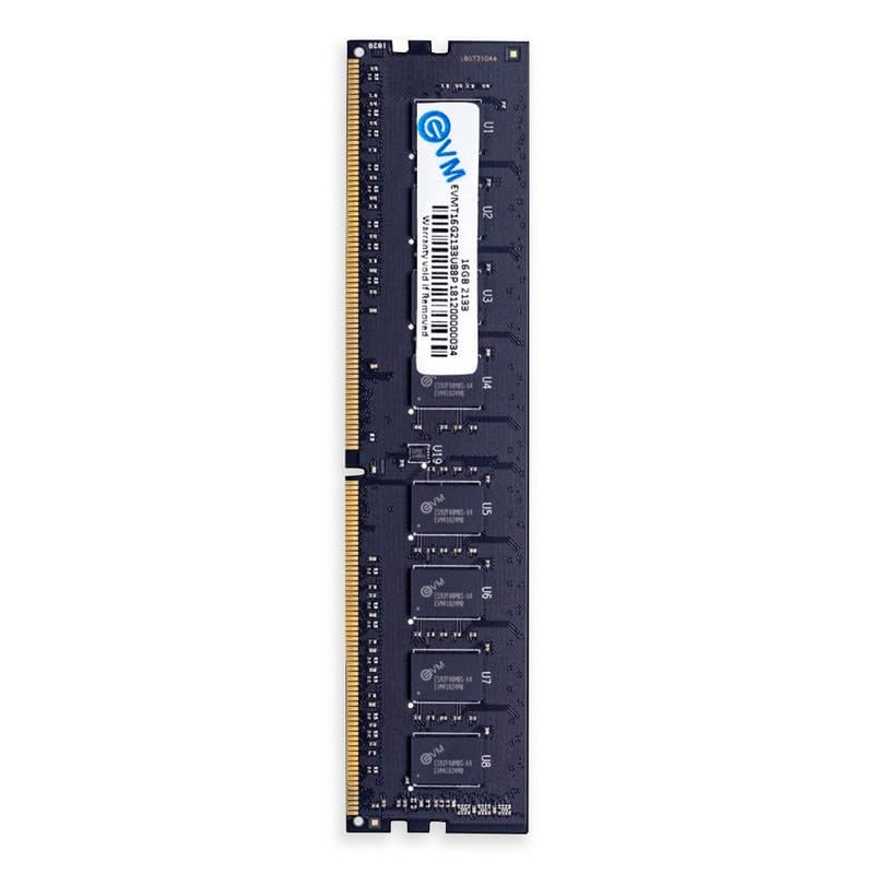EVM 16GB DDR4 Desktop RAM Memory | 2133MHz | PC4-17000 | Long-DIMM | 288-Pin | 1.2V Low Voltage | Reliable Performance | Intel & AMD Compatible | 10 Year Warranty (EVMT16G2133U88P) - Image 1