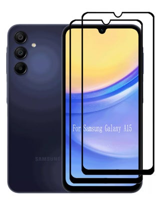 For Samsung Galaxy A15 Screen Protector Tempered Glass Full Coverage HD Anti-Scratch Bubble-Free Tempered Film 2 Pack - pzsku/ZBD85A5D57E334656F3D6Z/45/_/1717147882/343cd6e6-ffe3-4b34-9a21-ce75c562858f