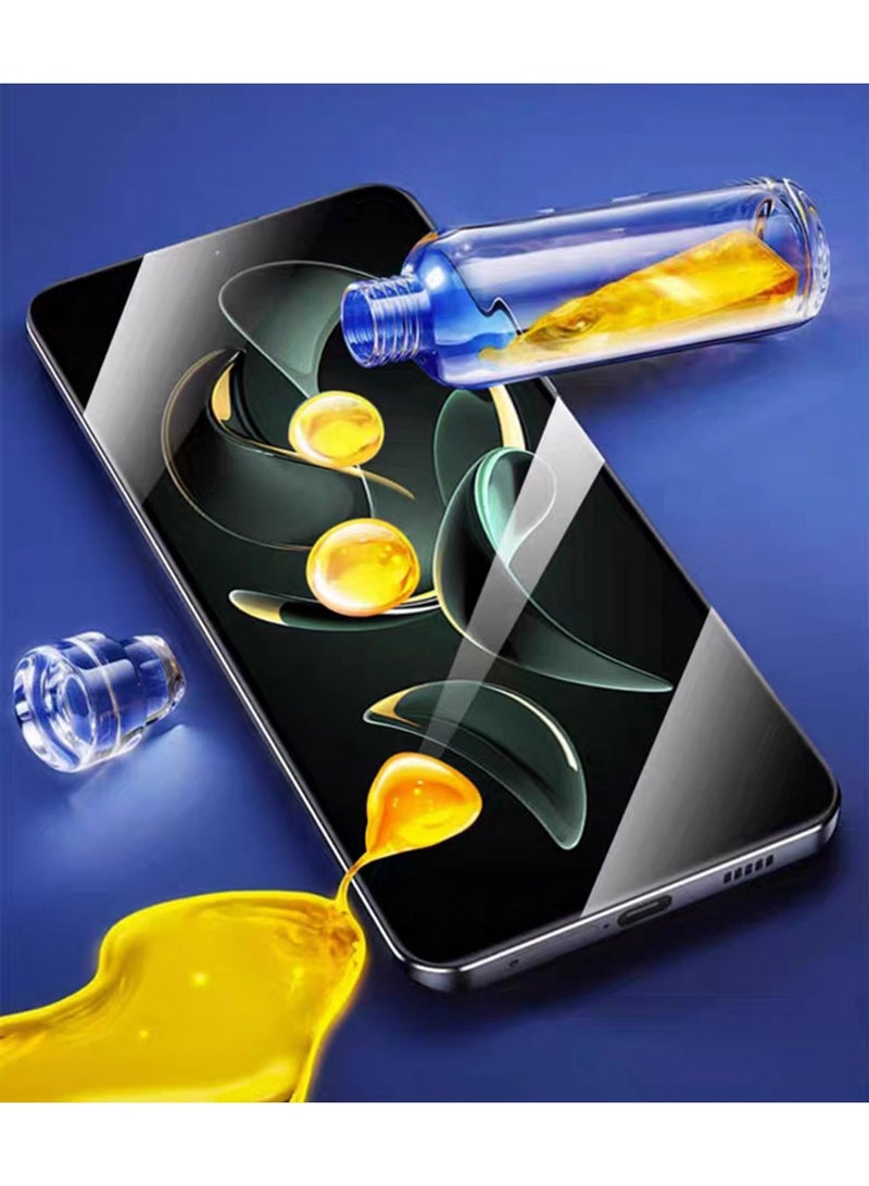 For Samsung Galaxy A15 Screen Protector Tempered Glass Full Coverage HD Anti-Scratch Bubble-Free Tempered Film 2 Pack