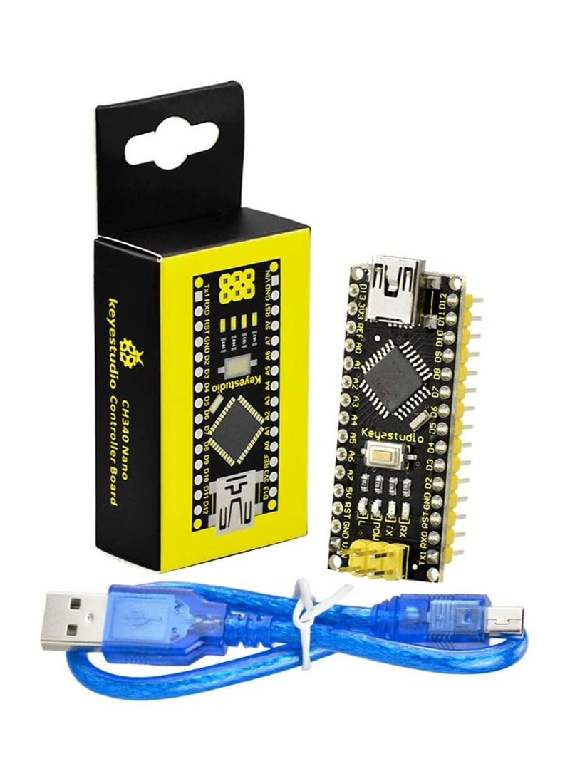 Keyestudio - Micro-Controller Development Board for Arduino, Mega 2560 r3, UNO r3, Leonardo R3, Nano Ch340 v3.0 nano nano KS0173 - Image 1
