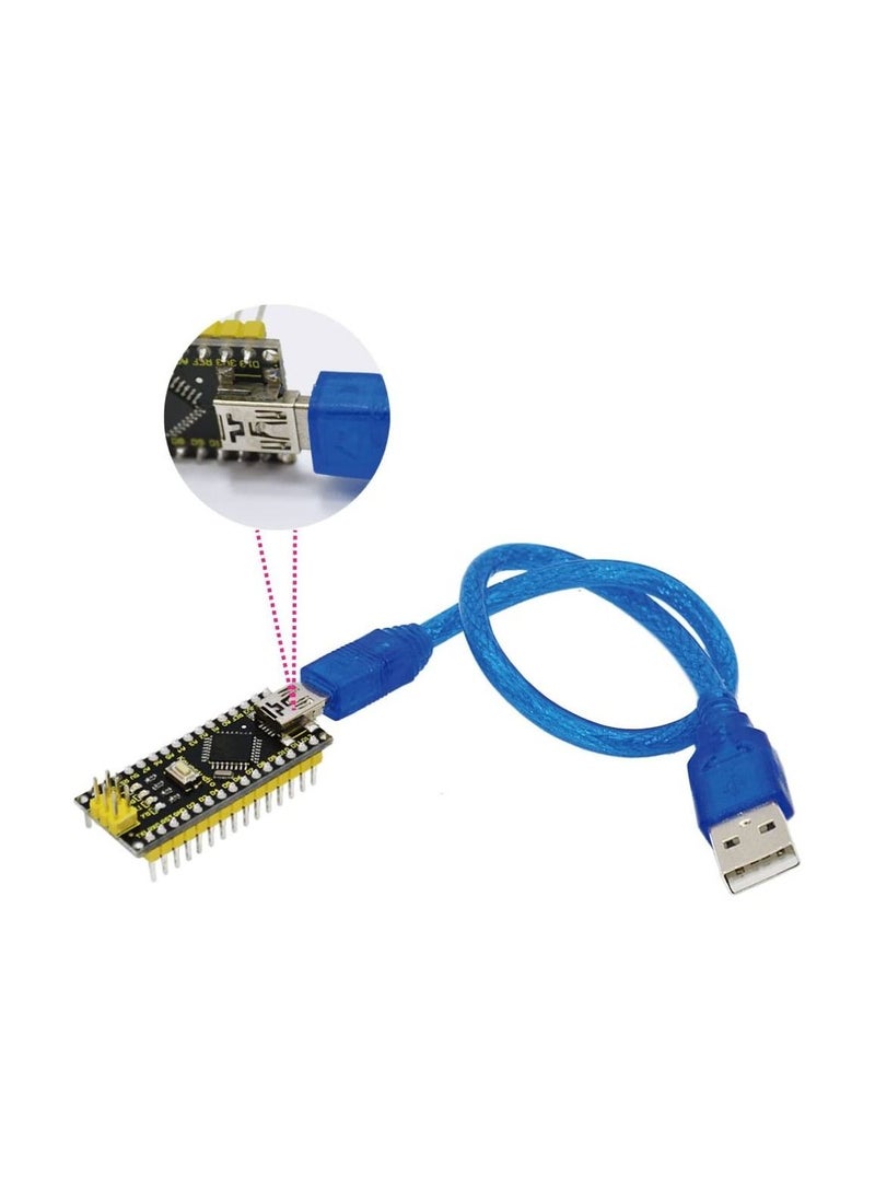 Keyestudio - Micro-Controller Development Board for Arduino, Mega 2560 r3, UNO r3, Leonardo R3, Nano Ch340 v3.0 nano nano KS0173 - Image 1