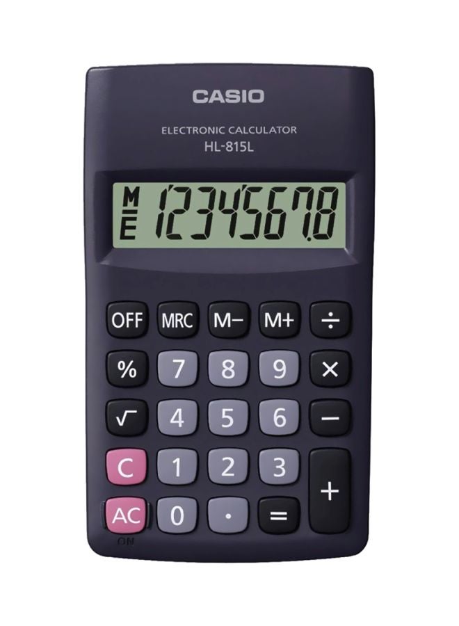 HL 815 L Portable 8-Digit Calculator Grey