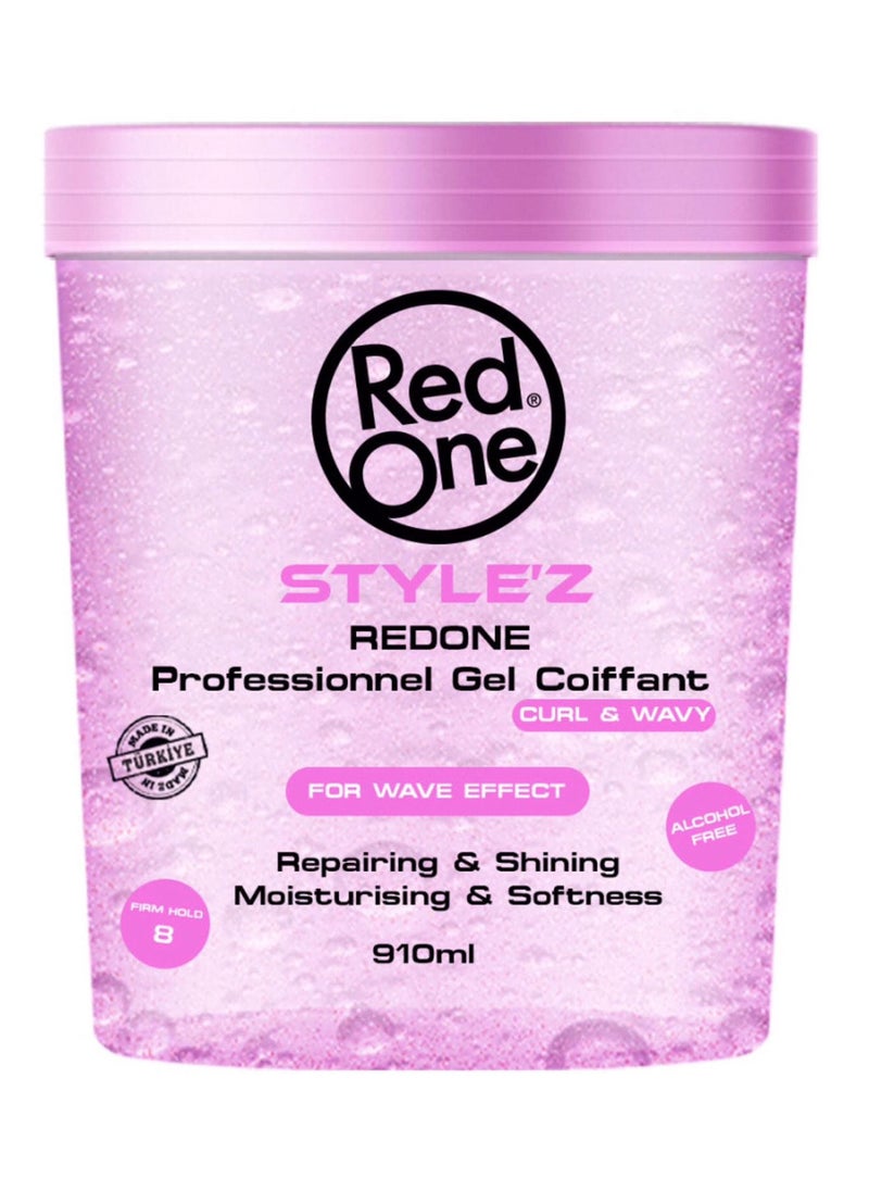 Redone Style'z Professional Hair Gel Curl & Wavy 910ml - pzsku/ZBD85D6386FD65C67908FZ/45/_/1673263566/0765dcdf-f641-44c2-aa42-6f67024b3606