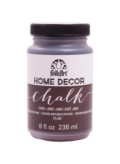 FolkArt 34165 Home Decor Chalk Furniture & Craft Paint In Assorted Colors 8 Ounce Java  - Image 1