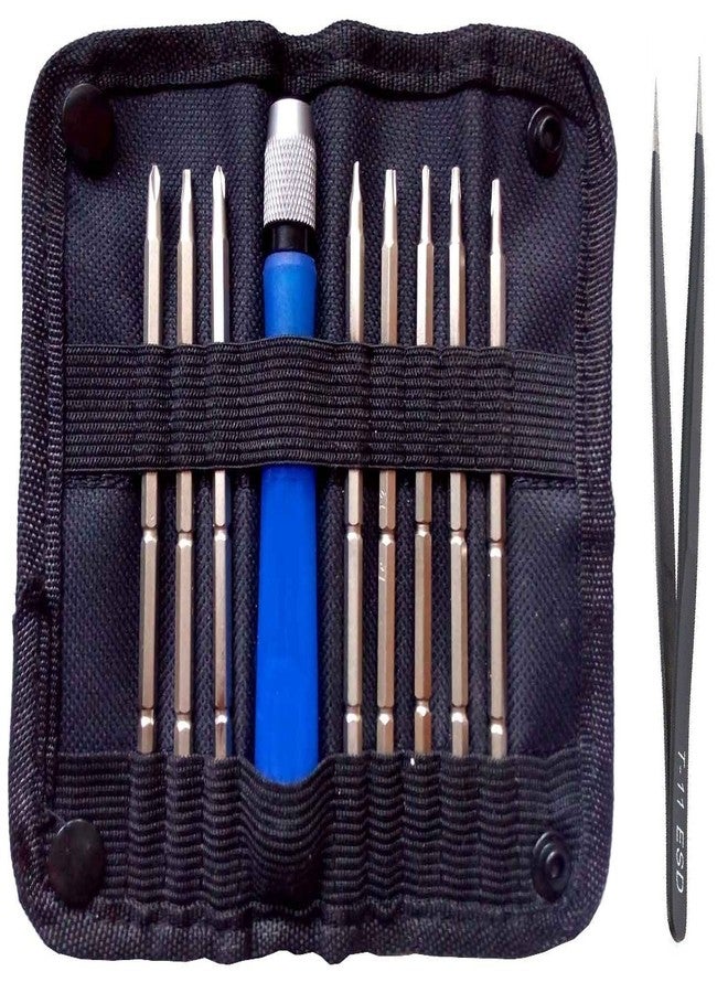 RIVER FOX Mobile Repairing Tool and Laptop Opening Tool kit, 8 in 1 Magnetic Micro Precision Multi Function Repairing Screwdriver Tool Kit with tweezer and Mobile T2, T4, T5, T6, 0.8 Star, Ph00 and Ph000 - Image 1