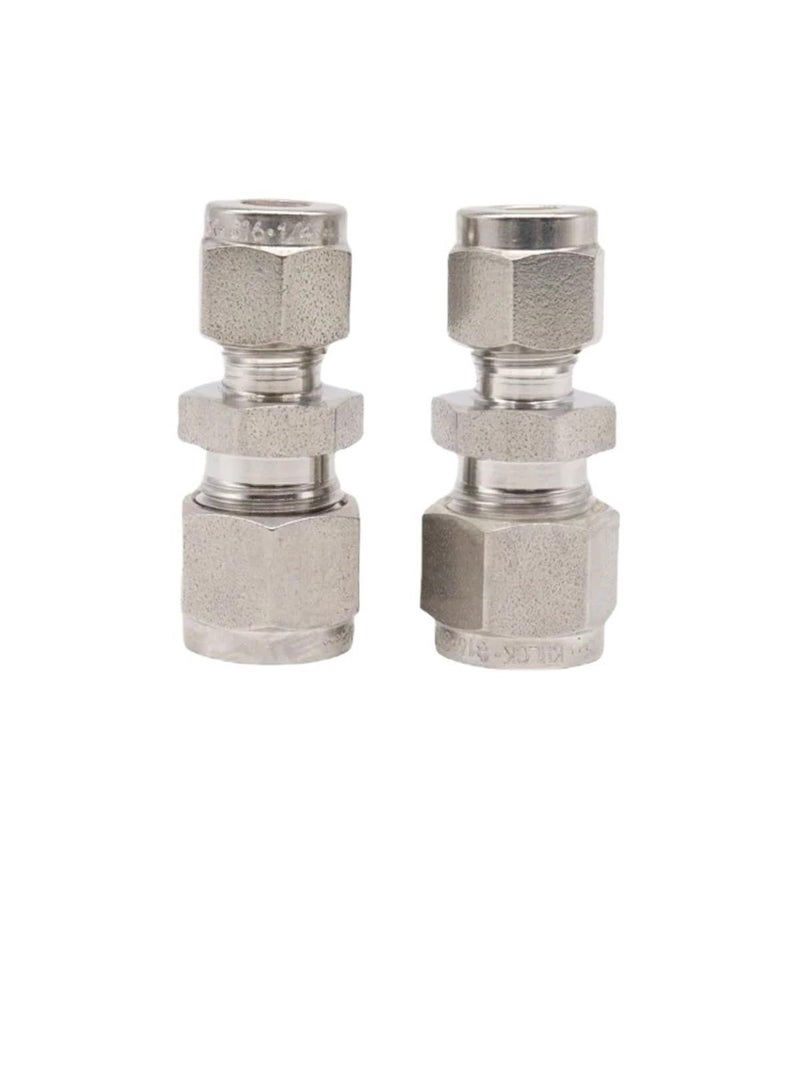 1l16 Inch Tube Compression Union Equal Reducer SUS316L Stainless Steel Pipe Fitting - Image 2
