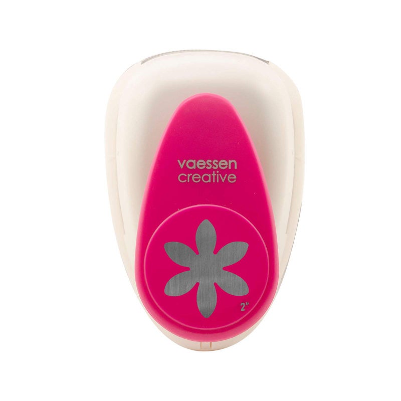 Vaessen Creative Craft Paper Punch  Daisy  39 x 45 cm  Circle Cutter for Crafting and Card Making
