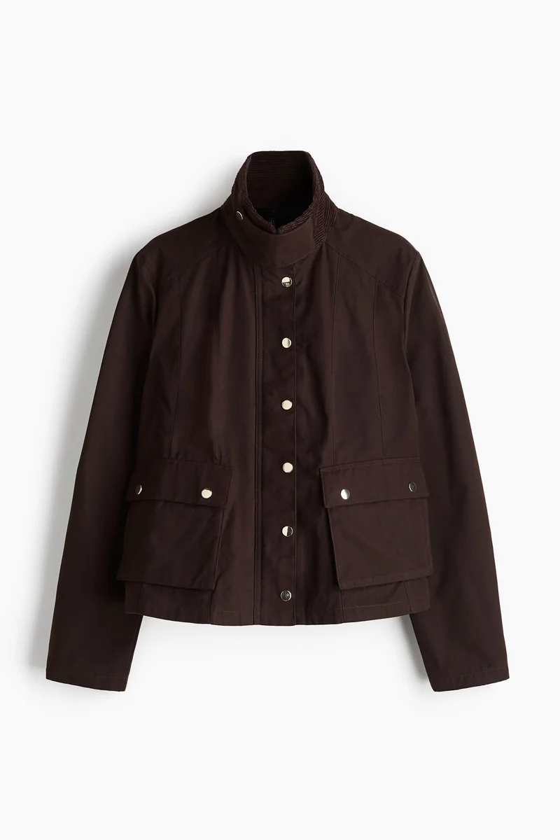 H&M Corduroy-collar jacket