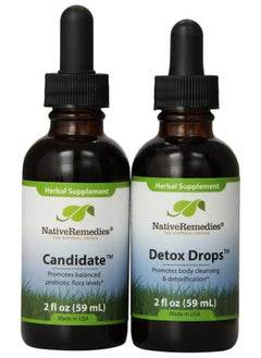 Native Remedies Candidate and Detox Drops ComboPack  - Image 1