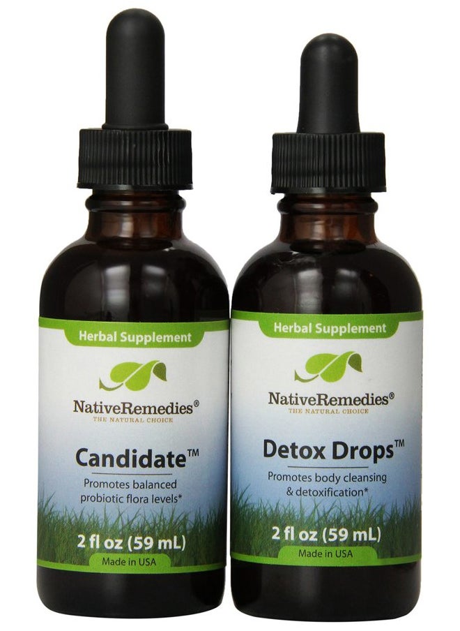 Native Remedies Candidate and Detox Drops ComboPack  - Image 1