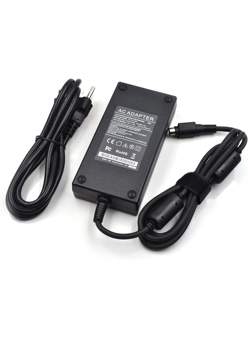 Terabyte 180W 19V 9.5A AC Adapter Laptop Charger PA3546E-1AC3 Compatible with Toshiba Qosmio X500 X505 X70 X70-A X75 X75-A X770 X775 X870 X875 with Power Cord - Image 2