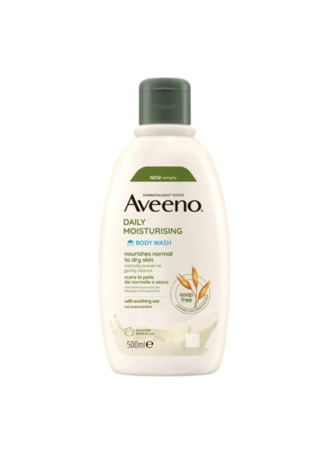 Aveeno Daily Moisturizing Body Wash 500ml - Image 1
