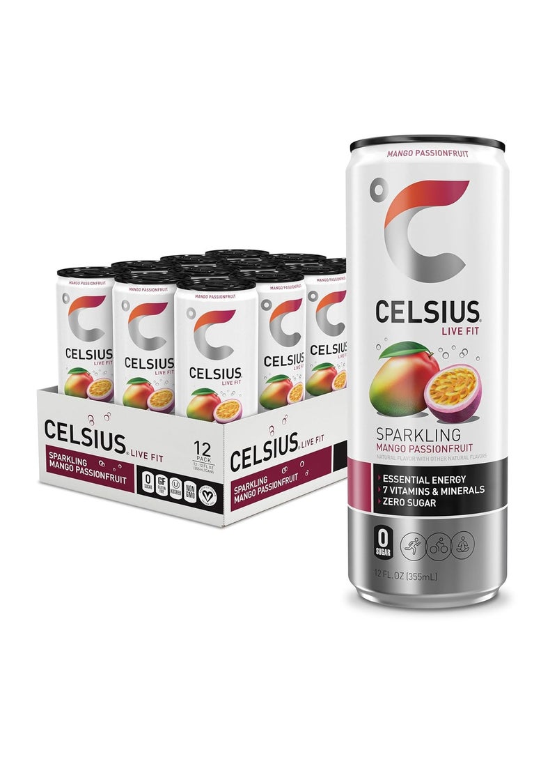 Celsius Fitness Drink 12oz 12/Case Mango Passion Fruit - pzsku/ZBD86A2085260279441D2Z/45/_/1701889691/c35a72a1-3fa6-482f-a1a4-3ceeb549b032