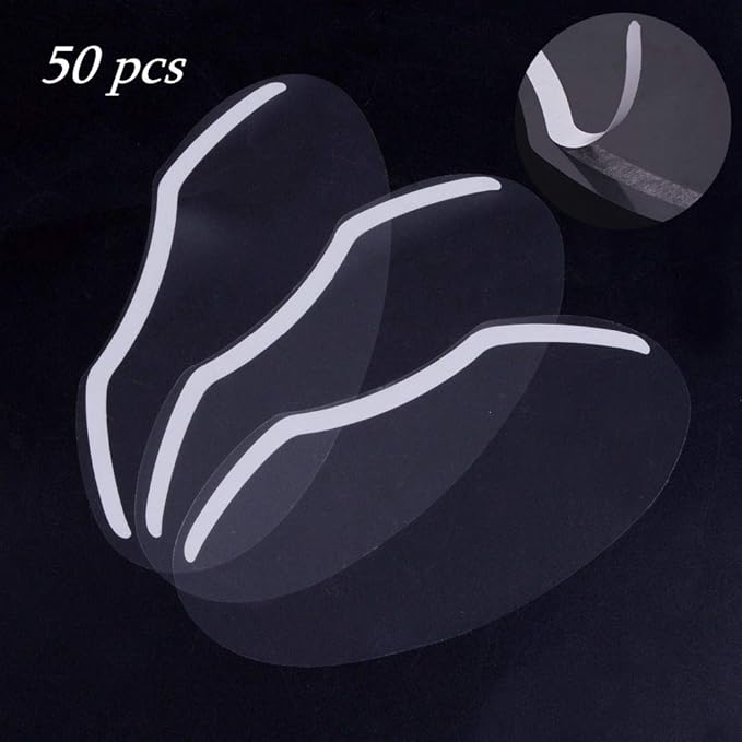 LWBTOSEE Disposable Plastic Eye Shieldfor Microblading Permanent MakeupEyelash Extensions Eyes Cataract Surgery Eyelid Blepharoplasty Aftercare50pcspack - Image 2