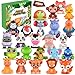 PLOUGVI 24PCS Party Favors for Kids Animal Squishy Toys Goodie Bag Pinata Fillers Safari Wild Birthday Decorations Treasure Chest Classroom PrizesEaster Halloween Christmas Stocking Stuffers Gifts - Image 2