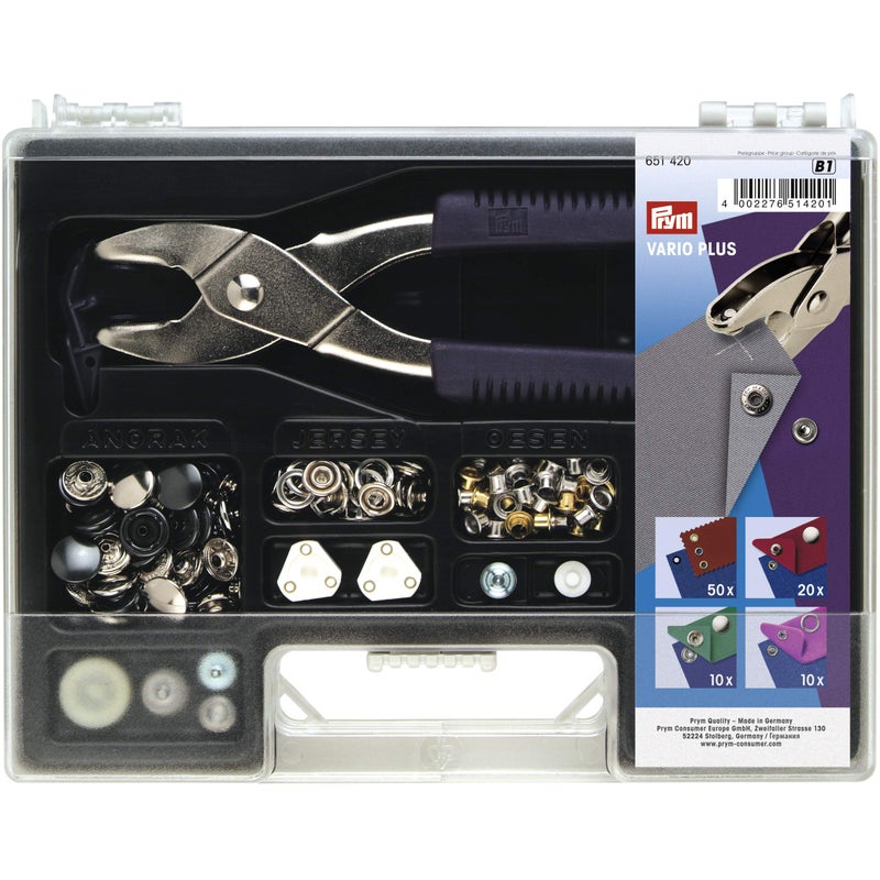 Prym Basic Sewing Assortment Box SilverBlackGolden One Size