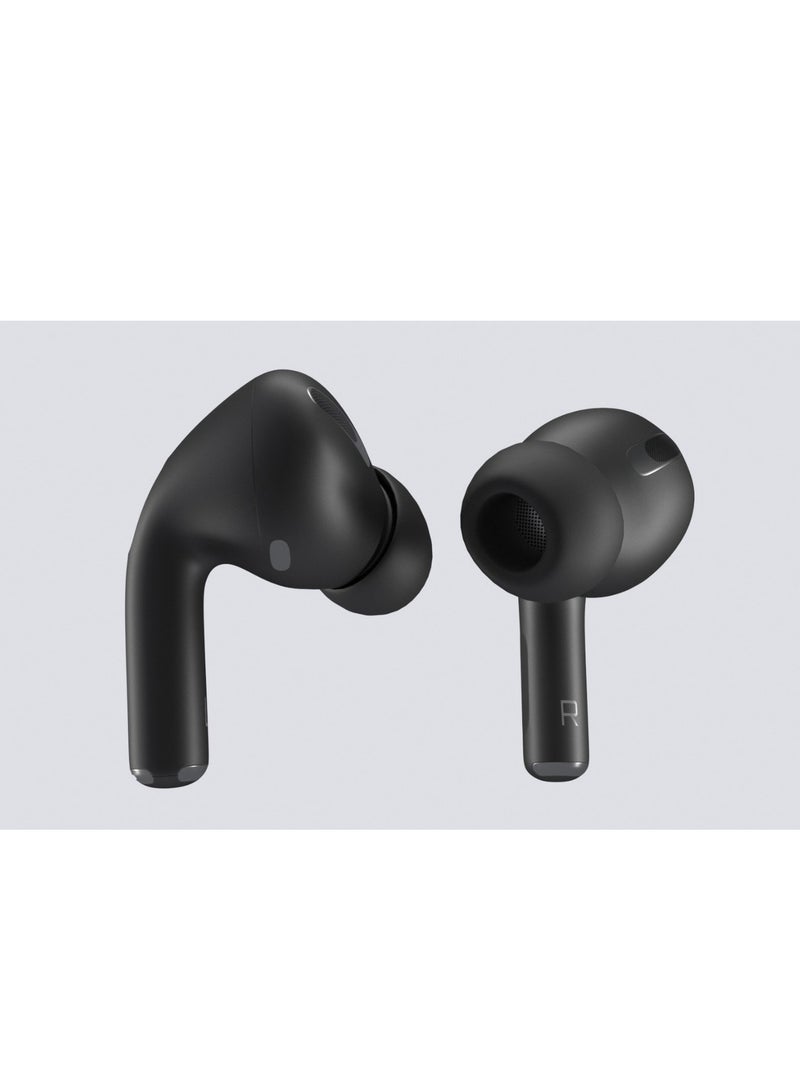 سماعات أذن لاسلكية بجودة عالية مع علبة شحن MagSafe – صوت واضح وتصميم مريح – لون اسود - Image 4