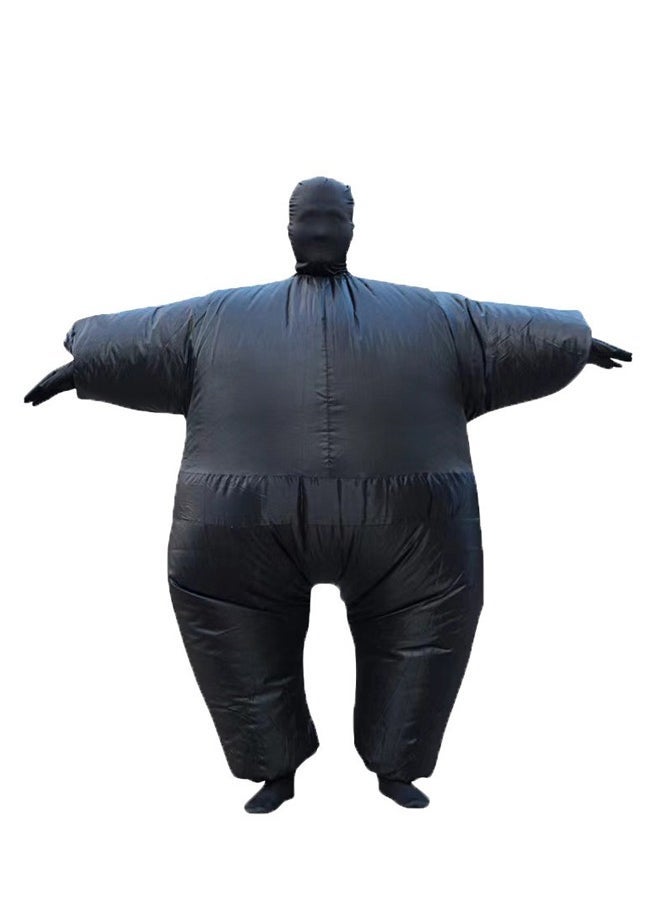 Phone Planet This black inflatable costume jumpsuit is the perfect choice for people who like to stand out in their appearance - Image 1