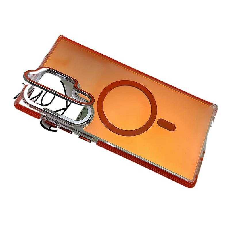 غطاء MagSafe | أسود | مقاوم للصدمات لـ Samsung S26 Ultra / Samsung S26 | حماية من السقوط | حامل قائم - Image 1