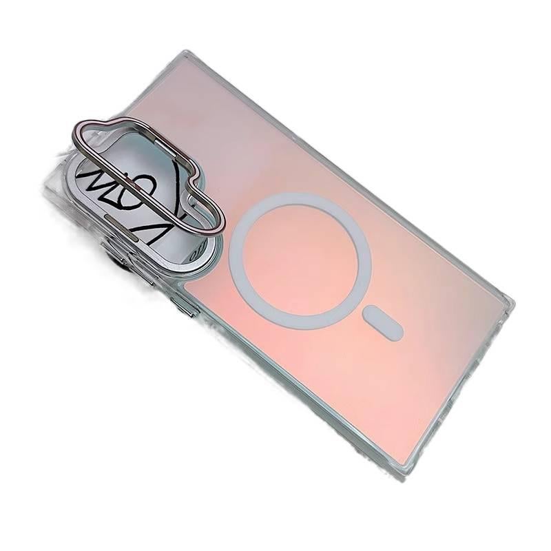 غطاء MagSafe | أسود | مقاوم للصدمات لـ Samsung S26 Ultra / Samsung S26 | حماية من السقوط | حامل قائم - Image 4