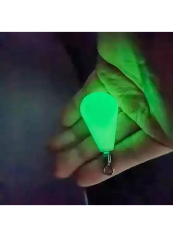 3 قطع 4 أثقال صيد على شكل دمعة مع دوار خطاف سريع الغرق ملحقات الصيد الليلي 15 جرام - Image 2