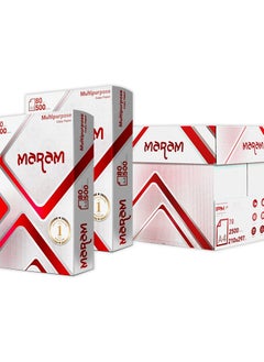 Generic Maram Red A4 Paper, 1 Ream (500 Sheets) - 80 GSM  - Image 2