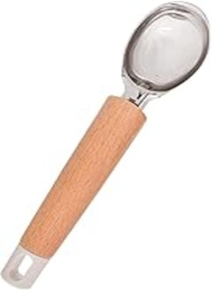 Image Ice Cream Scoop Material Beech Wood S/S 430 Size 20 * 4.2 * 2.3cm IG36 