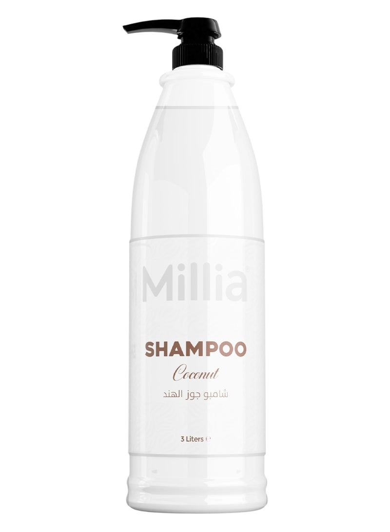 Millia Coconut Shampoo – 3 Liters – Hydrating & Softening