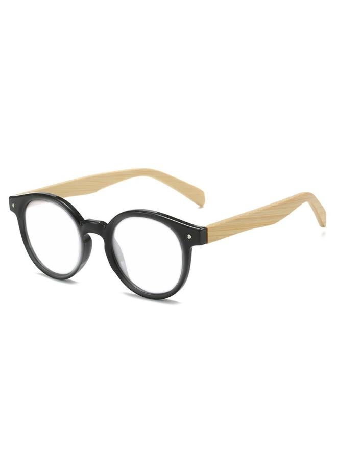 نيبمينينت Craft Bamboo Leg Color Reading Presbyopic Glasses For The Elderly Bright Painted Rice Nail Spring Hd 