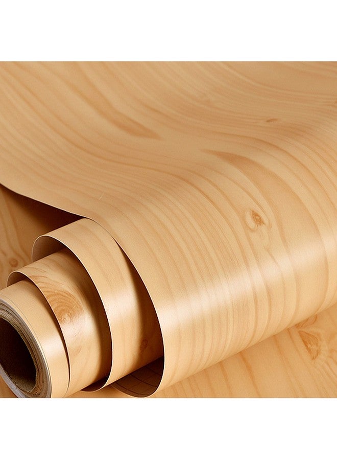 wolpin Wall Stickers Solid Wallpaper Wood Grain (45 Cm X 10 M) Diy Self Adhesive Vinyl Door, Office, Wooden Furniture, Shelf Liner, Almirah, Table Top, Cabinets Brown - Image 2