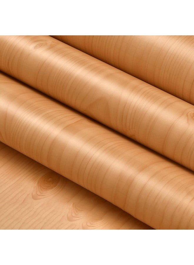 wolpin Wall Stickers Solid Wallpaper Wood Grain (45 Cm X 10 M) Diy Self Adhesive Vinyl Door, Office, Wooden Furniture, Shelf Liner, Almirah, Table Top, Cabinets Brown - Image 4