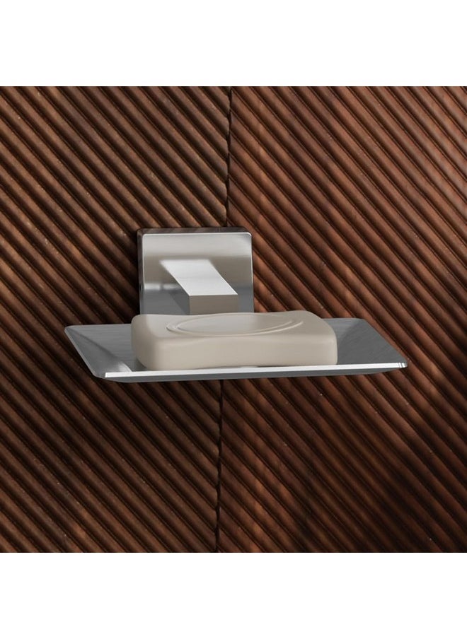 Kohler - Kohler Soap Dish,SS304 Stainless Steel, 2 Years Warranty, Brushed Steel Finish, 12.3cm x 12.15cm x 4.65cm LBH, Easy to use Ergonomic Design, 23kg Load Bearing Capacity - Image 1