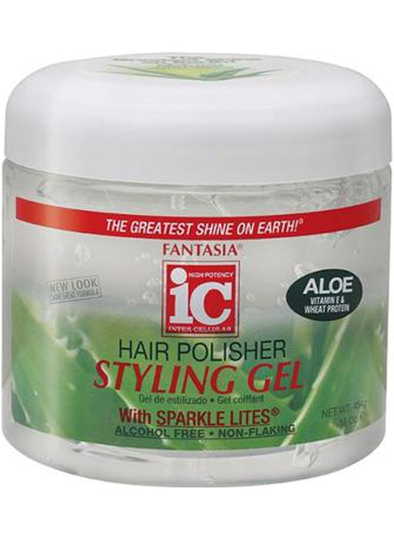 Fantasia Fantasia High Potency IC Hair Polisher Styling Gel with Sparkle Lites 16 Ounce Model 1992 
