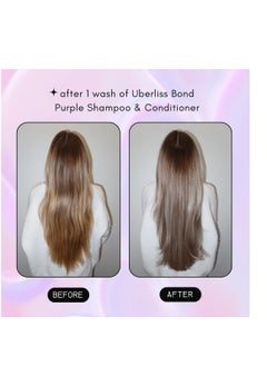 UBERLISS Bond Purple Shampoo 10oz - Hair Toner for Blonde Hair - Hydrating & Moisturizing - Sulfate Free - Vegan  - Image 4