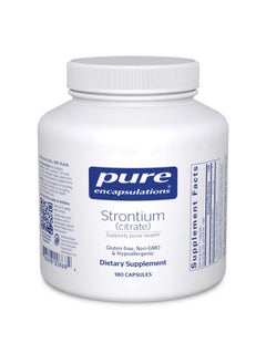 Pure Encapsulations Strontium (Citrate) ; Hypoallergenic Dietary Supplement To Support Healthy Bones* ; 180 Capsules  - Image 2