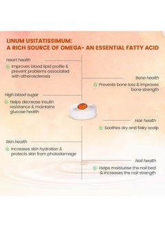 أر سي إم مكمل غذائي Nutricharge Veg Omega للرجال والنساء (عبوة من 30 قرصًا)  - Image 3